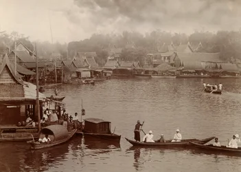 Chao Phraya Fluss, 1890